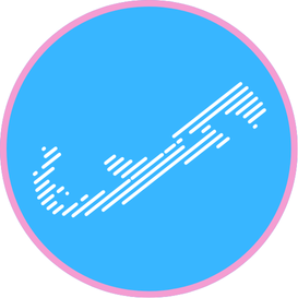 TBi Corporate Pink Island Blue Circle